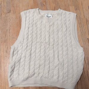 SOLD Abercrombie & Fitch Cream Cable Knit Sweater